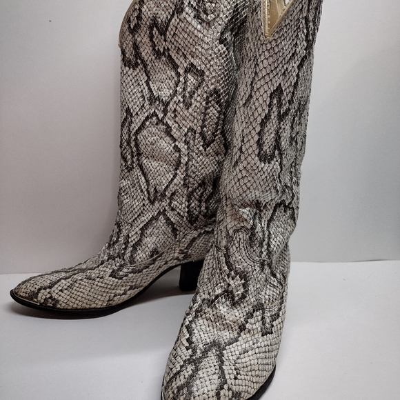Acme Snakeskin Boots 6.5 - Picture 11 of 11